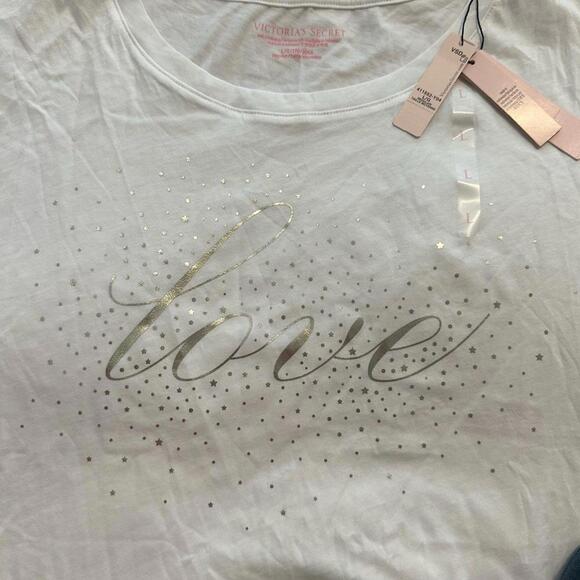 Victoria’s Secret T-shirt and foldover bootcut leggings set - Picture 2 of 5